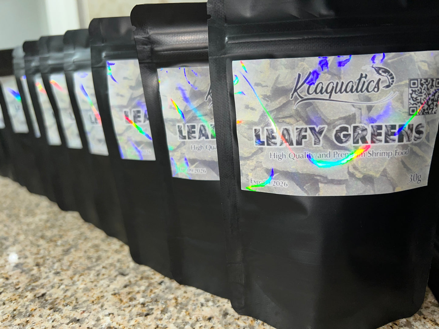 Leafy Greens - Shrimp Food (30g Net Wt.)