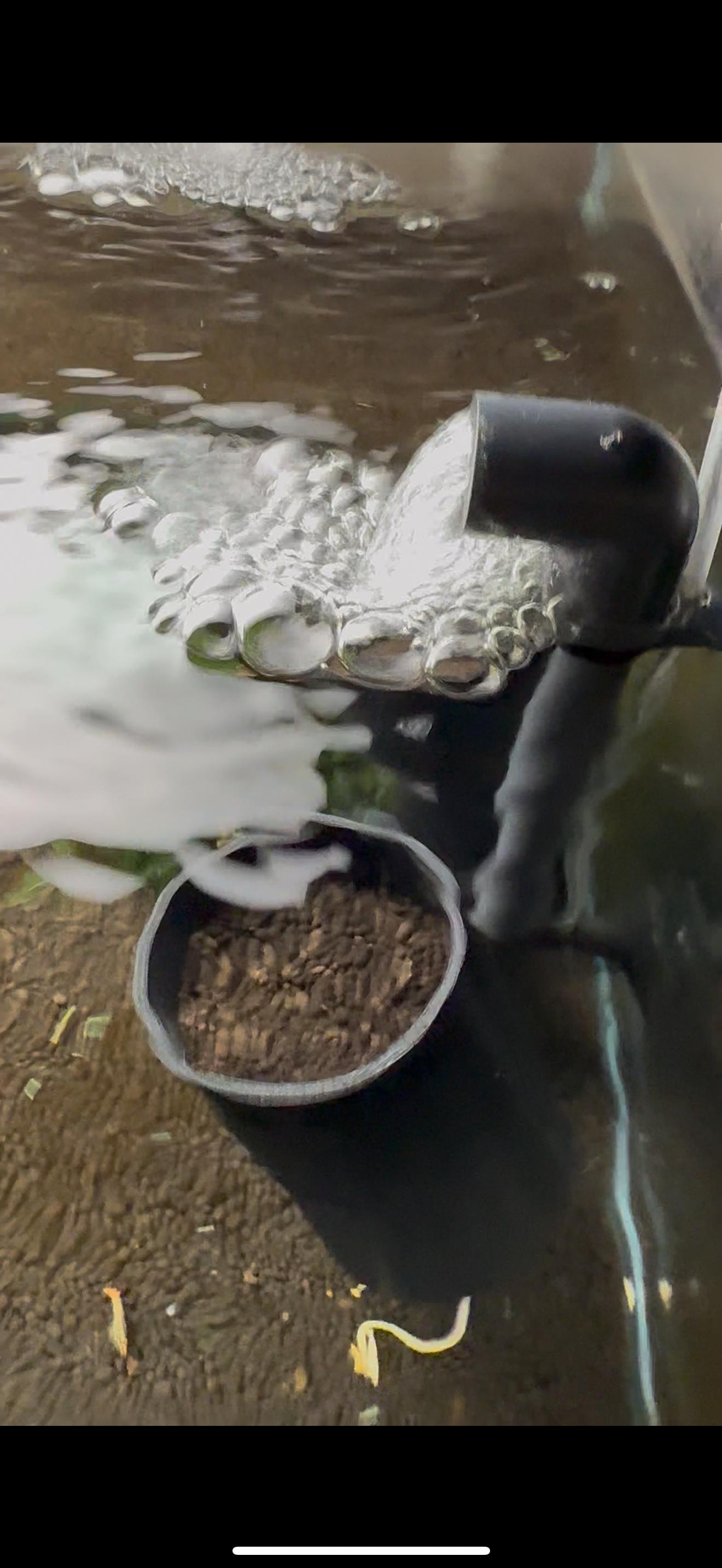 UGF Canister for Sponge Filter (Black)